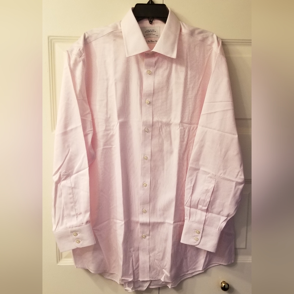 Charles Tyrwhitt Jermyn St London Men's Dress Shirt Size 17.5 / 34 NEW with Tags